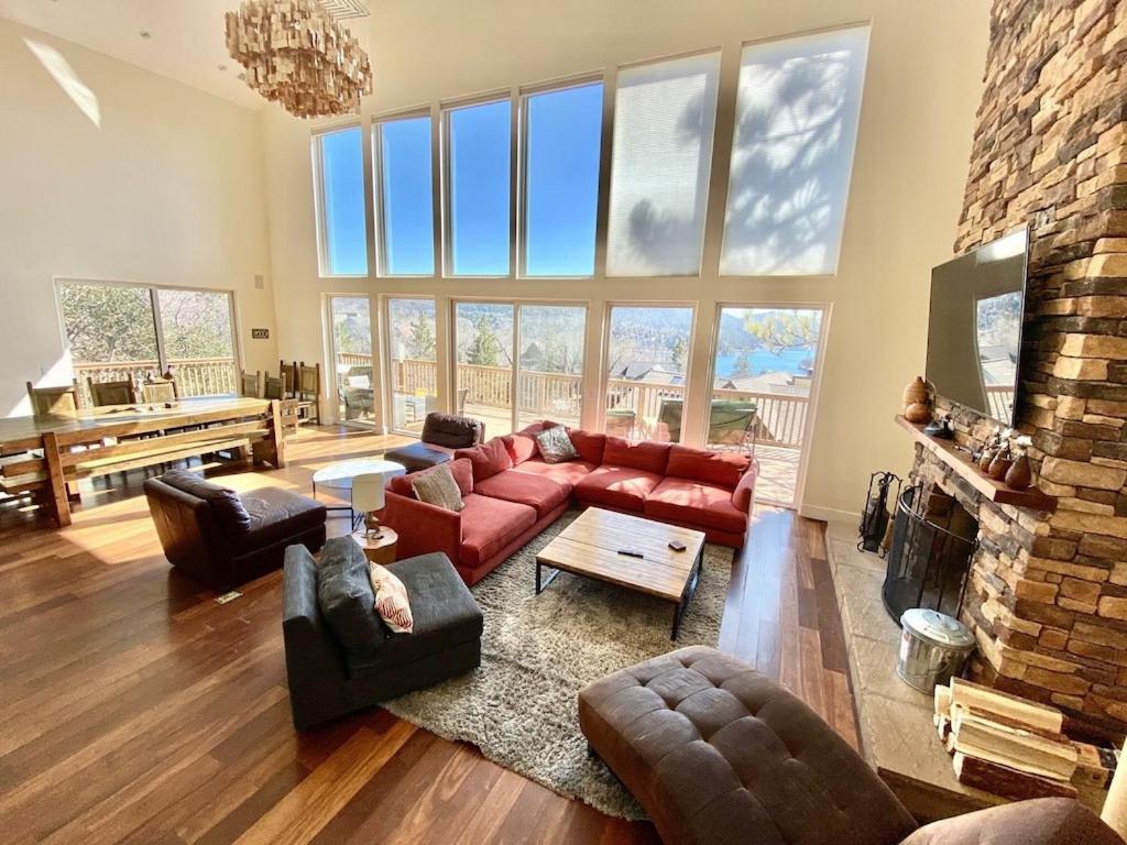 Modern 6 Bedroom Retreat, Stunning Lake Views, Close To Village! Lake Arrowhead Exterior foto